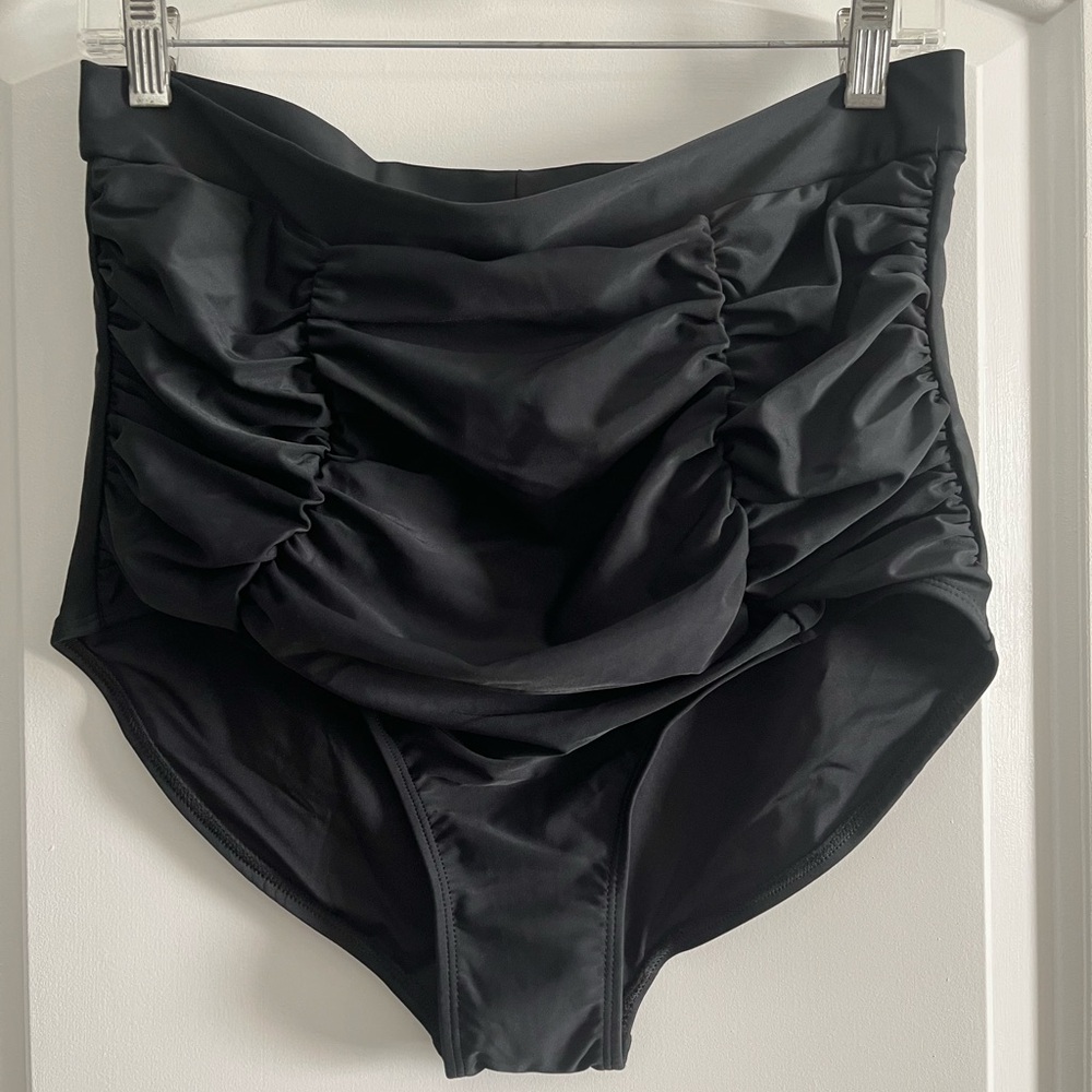 NWOT Shapermint Black Swim Bottoms